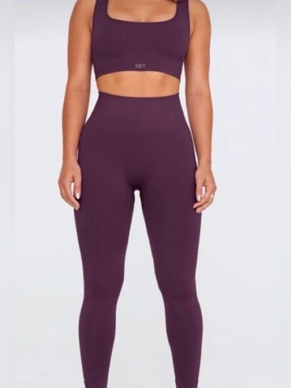 SET ACTIVE Sculptflex Leggings Blackberry, size S, like new!
